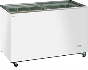 Prodis New Vista NV3 Sliding Lid Display Chest Freezer - 355 Litres